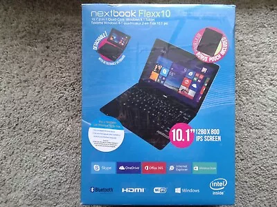 Nextbook Flexx 10 10.1  2-in-1 Quad-Core Windows 8.1 Tablet-  NEW/SEALED • $164.98