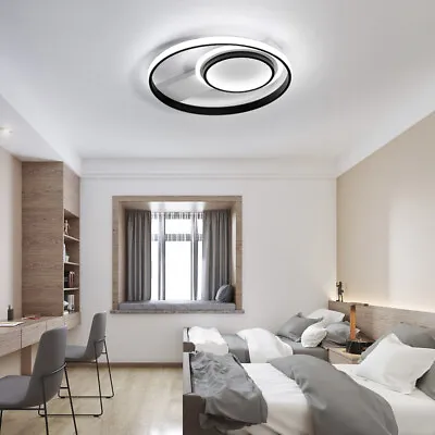 Modern Lamp Square/Ring LED Ceiling Light Chandelier Lights Living Dining Room • £40.99