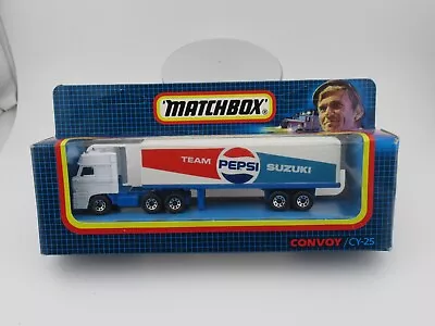 Matchbox Convoy CY25 DAF Pepsi Cola Team Suzuki Box Die-Cast Truck NEW • $12