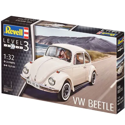 Revell Volkswagen Beetle Classic Car Model Kit 07681 Scale 1:32 Length 13cm • £14.99