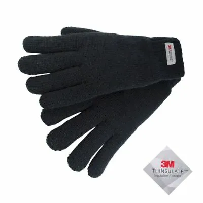 £5.39 • Buy 2022 Womens Ladies Adults THERMAL Winter Warm 3M THINSULATE GLOVES Knitted Wooly