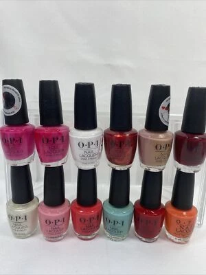 $44.60 • Buy (14) OPI Nail Polish LACQUER  Color No Repeats O P I Nude Pink Red Blue Bulk Lot
