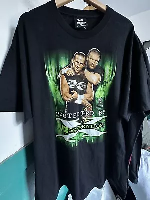 Vintage WWE D Generation X Shirt Mens XXL Wrestling Triple H Shawn Michaels Used • £59.99