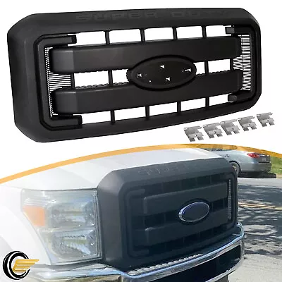 Front Radiator Grill Grille For 2011-2016 F250 F350 F450 F550 Super Duty Black • $219.99