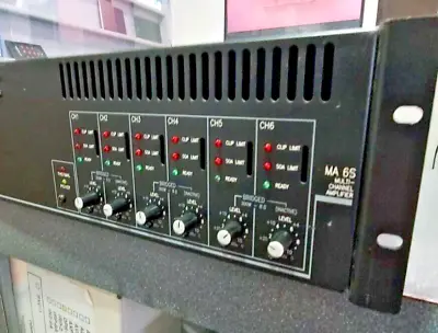 RANE MA 6S Bridgeable Pro Audiophile Multi-Channel Amplifier   USA • $250