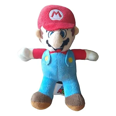 2021 Super Mario Bros Wii Good Stuff 8  MARIO Beanie Plush Doll Toy • $12.95