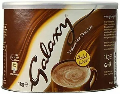 Galaxy Instant Hot Chocolate Drink Powder 1kg Tin Just Add Water • £10.89