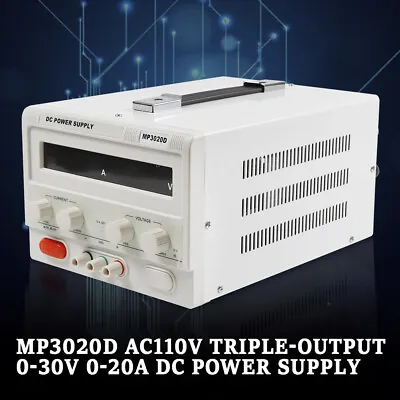 MP3020D Laboratory Adjustable DC Power Supply 0-32V 0-20A Variable Power Supply  • $128.25