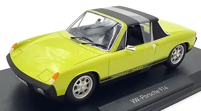 Norev 1/18 Scale Diecast 187687 - VW Porsche 914 2.0 1973 - Light Green • $113.68