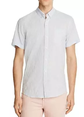 Oxford Lads Mens Polka Dot Check Regular Fit Button-Down Shirt L New $79 BLM2-97 • $4