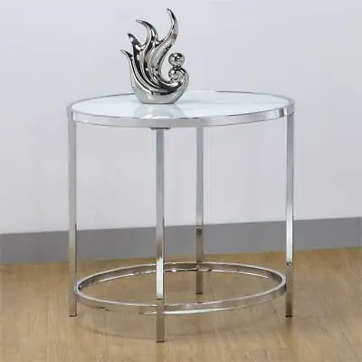 Steve Silver Rayne Faux Marble Top Round End Table • $92.99