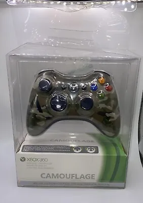 Microsoft Xbox 360 Green Camouflage Special Edition Wireless Controller Tested • $84.99