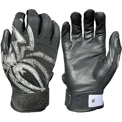 $44.99 • Buy Limited Edition Spiderz PRIZM Batting Gloves: Black Mamba