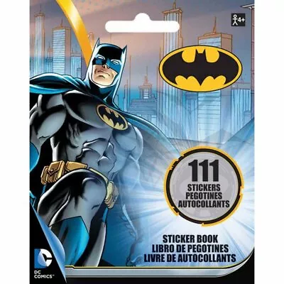 $3.99 • Buy 111pk (9 Sheets) Batman Sticker Book Lolly Party Bag Fillers Birthday Favours 