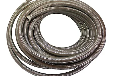 -12 AN Braided Stainless Steel Fuel Line Hose 1500 PSI CPE Rubber AN12 12AN 3/4  • $5.99
