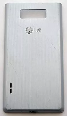 GENUINE LG P705 Optimus L7 BATTERY COVER Door SILVER Android Phone Back P700 OEM • $5.08