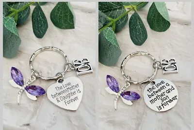 Mothers Day Gifts - Mother And Daughter Love Is Forever - Keyring • £3.99