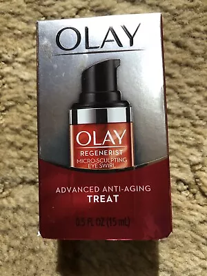$13.03 • Buy OLAY Regenerist ~ Micro-Sculpting Eye Swirl Treat ~Advanced Anti-Aging 0.5 Fl Oz