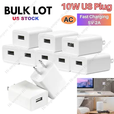 Bulk Lot 5V 2A Universal Fast Charger USB Wall Power Adapter AC Charging Plug US • $7.56