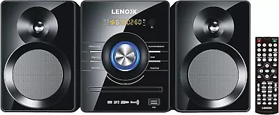 Hi-Fi Stereo System With Bluetooth & FM Radio - Stylish & Compact CD DVD MP3 • $169.99