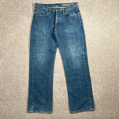 Vintage Y2K Volcom Denim Jeans Skate Grunge Pants Straight Leg Size 34x30 • $21.87