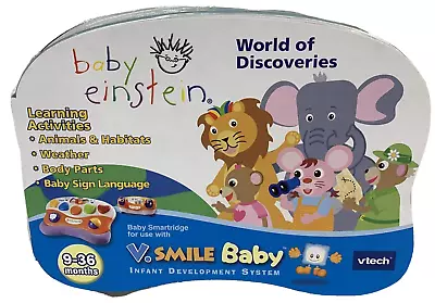 Baby Einstein V. Smile Baby Vtech Smartridge World Of Discoveries • $15.99