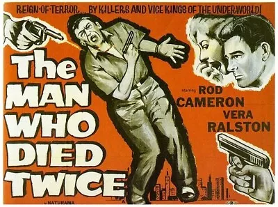 £3.95 • Buy The Man Who Died Twice 1958 Dvd Rod Cameron Copy Of Public Domain Film Disc Only