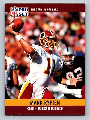 1990 Pro Set #330 Mark Rypien   Washington Redskins • $0.99