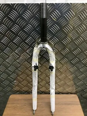 26  Wheel Hybrid Bicycle Steel Fork 1x1/8  Threaded Fork- Silver • £24.99