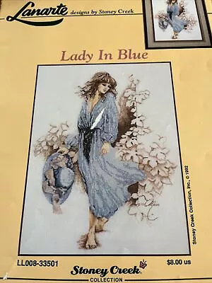 Lanarte Cross Stitch CHART - “Lady In Blue” • £5