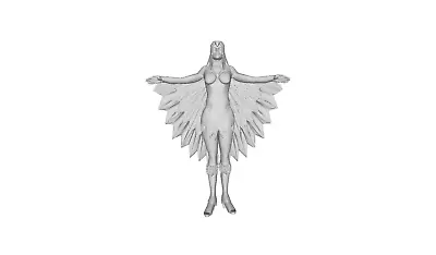 Printle V Femme 009--Comic Superhero Woman Wings Figure For Dioramas Train Sets • $10