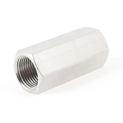 3/8  PT Female Thread Dia Full Port One Way Air Check Valve Silver Tone • $8.90