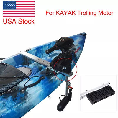 $12.99 • Buy Reinforced Nylon Kayak Trolling Electric Motor Mounting Motor Mount Block Board