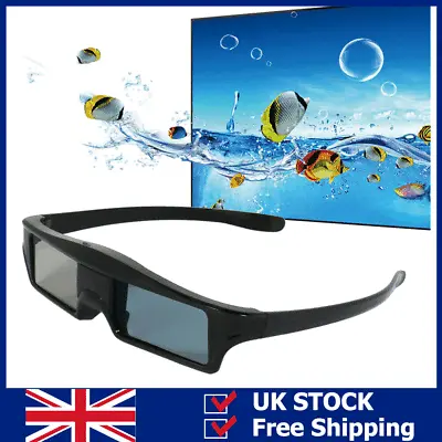 £21.99 • Buy 120Hz Active Shutter 3D Glasses Blue-tooth For Epson/Sony/Panasonic 3D TV USB UK