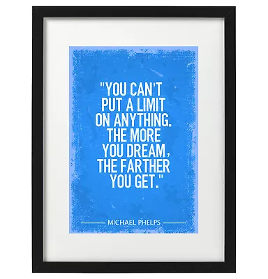 Michael Phelps Quote Swimming Art Print / Poster • $12.42