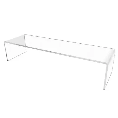 Clear Acrylic Display Shelves Risers Plinths Display Stand • £14.49