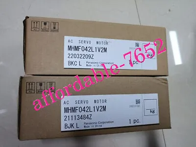 Panasonic MHMF042L1V2M Ac Servo Motor MHMF042L1V2M New In Box DHL Or FedEx • $318.50