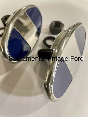 Model A Ford Bumper Clamps (2) Front Or Rear Polished Stainless Steel • $449.95