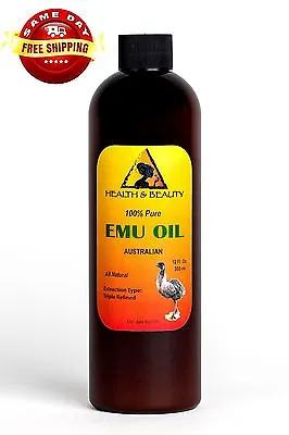 $23.99 • Buy Emu Oil Australian Organic Triple Refined 100% Pure Premium Prime Fresh 12 Oz