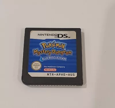 Pokemon Mystery Dungeon Blue Rescue Team Nintendo 3DS Cart Only Tracked Postage • $25