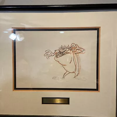 Tazmanian Devil Drawing By Robert McKimson 1962 • $1000