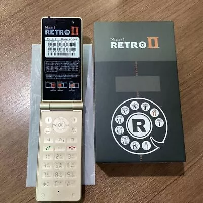 Freetel Mode1 Retro Ii Android Flip Phone Unlocked New Japan Black Retro 2 New • $453.34