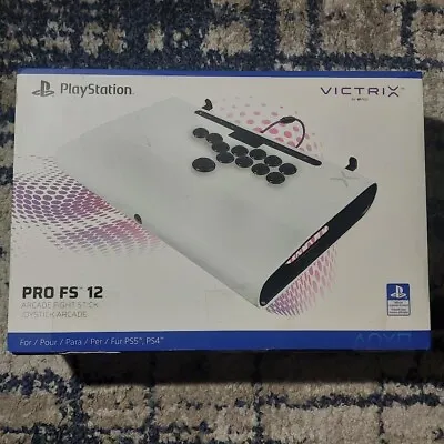 Victrix By PDP Pro FS 12  Arcade Fight Stick For PS4/PS5/PC White • $245