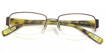 Paul Smith PS 1001 CHO Semi Rimless Eyeglasses Glasses Satin Copper Brown 54mm • $65