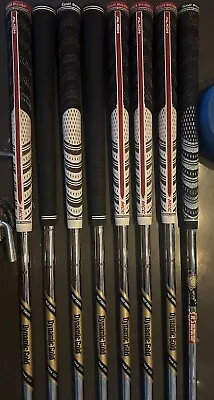 Dynamic Gold S400 TOUR ISSUE Steel Golf Iron Shaft Set. .355. 3-9 + Wedge • $180