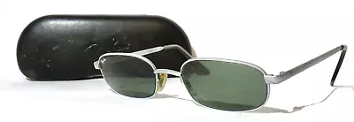 B&L Ray Ban Bausch & Lomb Silver Metal  Sunglasses BL Etched Lenses • $29.99