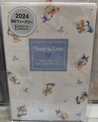 Disney Baby Donald & Daisy B6 Diary Planner 2024 Schedule Book Weekly Ribbon New • $35.94