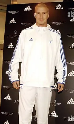 David Beckham Full Zip Adidas Hoodie Large • £40