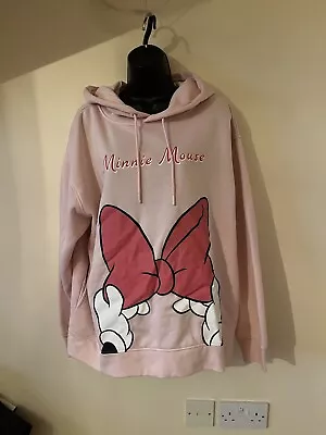 Pink Minnie Mouse Hoodie Womens Size XL • £6