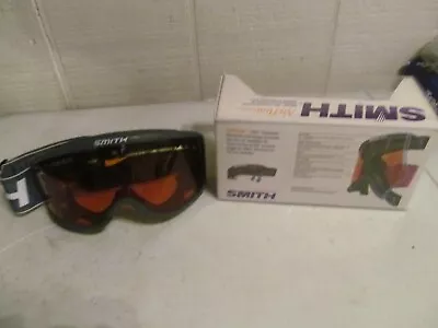 Smith Optic Vintage Ski Goggles PMT Airflow Series Eye Wear 1990's Era W/ Defect • $10.95